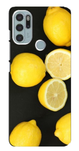 Силиконовый чехол с изображением "Лимонный стиль" для Motorola MOTO G60s