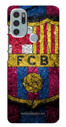 Чехол с картинкой "Лого Барсы" для Motorola MOTO G60s