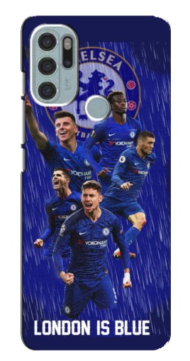 Силиконовый чехол с изображением "London is Blue" для Motorola MOTO G60s