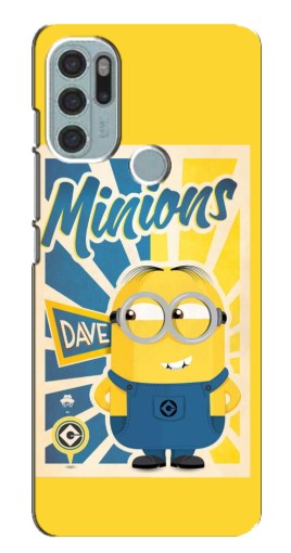 Чехол с картинкой "Minions" для Motorola MOTO G60s