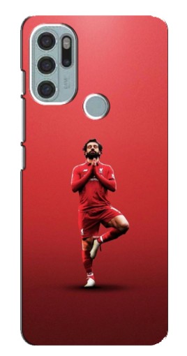 Силиконовый чехол с изображением "Мо Салах" для Motorola MOTO G60s