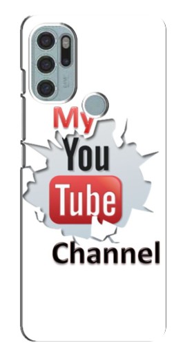Чехол с принтом "My YouTube" для Motorola MOTO G60s