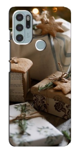 Чехол с принтом "Нежные подарки" для Motorola MOTO G60s