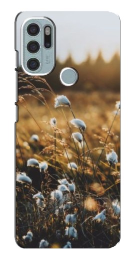 Чехол с принтом "Нежные полевые цветы" для Motorola MOTO G60s
