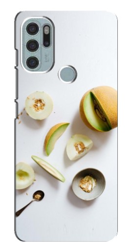 Чехол с картинкой "Обед из дынь" для Motorola MOTO G60s