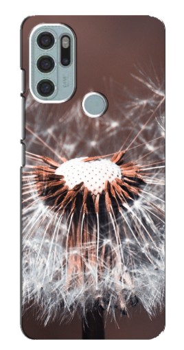 Силиконовый чехол с изображением "Одуванчик вблизи" для Motorola MOTO G60s