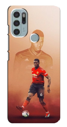 Чехол с картинкой "Pogba с Манчестера" для Motorola MOTO G60s
