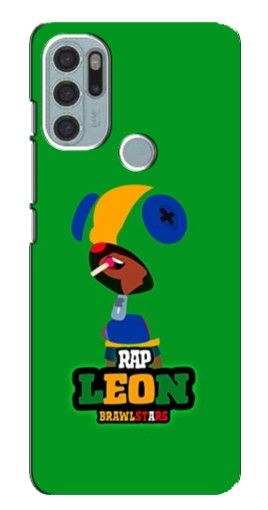 Чехол с принтом "RAP Leon" для Motorola MOTO G60s