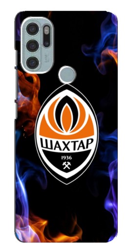 Чехол с принтом "Шахтер в огне" для Motorola MOTO G60s