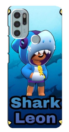 Чехол с печатью "Shark Leon" для Motorola MOTO G60s