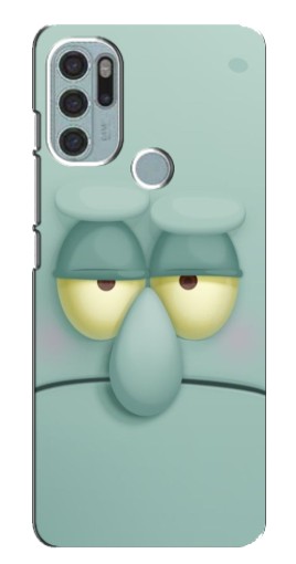 Чехол с принтом "Сквидвард" для Motorola MOTO G60s