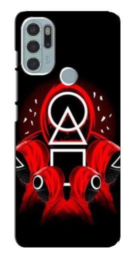Чехол с картинкой "Солдаты с игры кальмара" для Motorola MOTO G60s