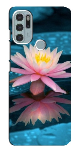 Чехол с печатью "Водяная лилия" для Motorola MOTO G60s