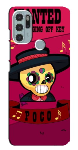 Чехол с картинкой "WANTED POCO" для Motorola MOTO G60s