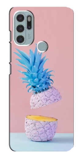 Чехол с картинкой "Яркий ананас" для Motorola MOTO G60s