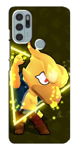Чехол с картинкой "Золотой Ворон" для Motorola MOTO G60s