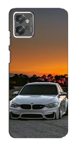 Чехол с принтом "BMW белая" для Motorola MOTO G23