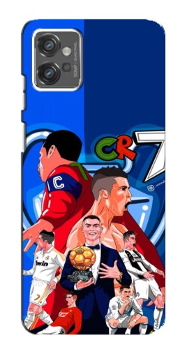 Силиконовый чехол с изображением "CR7" для Motorola MOTO G23
