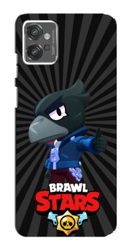 Чехол с картинкой "Crow Brawl Stars" для Motorola MOTO G23
