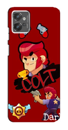 Силиконовый чехол с изображением "Dark Colt" для Motorola MOTO G23