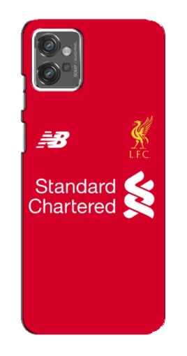 Силиконовый чехол с изображением "Форма Liverpool" для Motorola MOTO G23