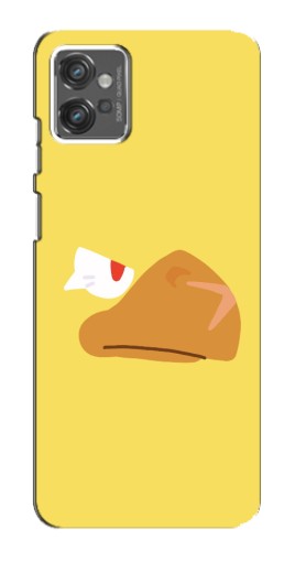 Чехол с картинкой "Gold Crow" для Motorola MOTO G23