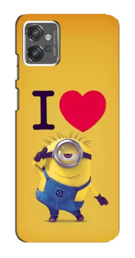 Чехол с печатью "I Love Minion" для Motorola MOTO G23
