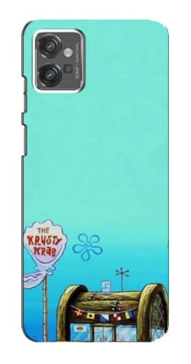 Чехол с печатью "Krusty Krab" для Motorola MOTO G23