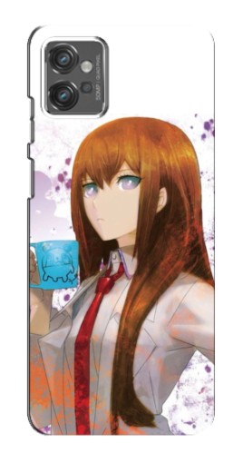 Чехол с картинкой "Курису с чашкой" для Motorola MOTO G23