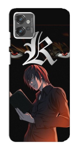 Чехол с печатью "Лайт Ягами Death Note" для Motorola MOTO G23
