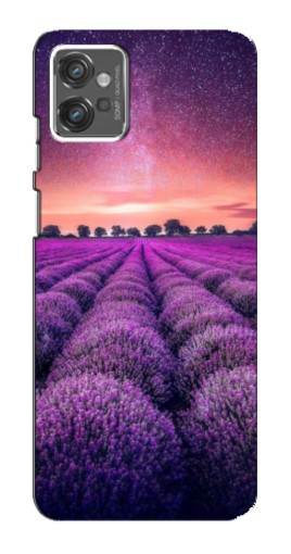 Силиконовый чехол с изображением "Лавандовое поле" для Motorola MOTO G23