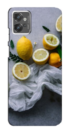 Чехол с картинкой "Лимонное настроение" для Motorola MOTO G23