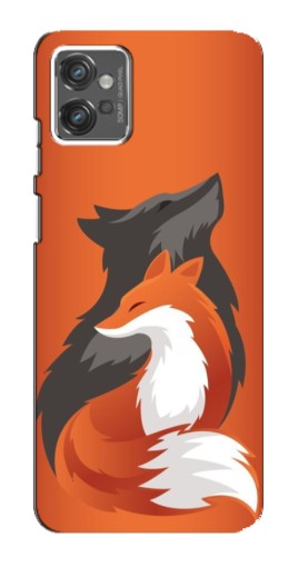 Чехол с печатью "Лиса ART" для Motorola MOTO G23