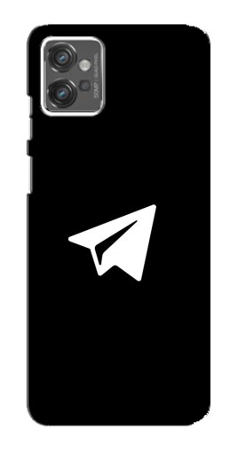 Чехол с принтом "Лого Телеграм" для Motorola MOTO G23