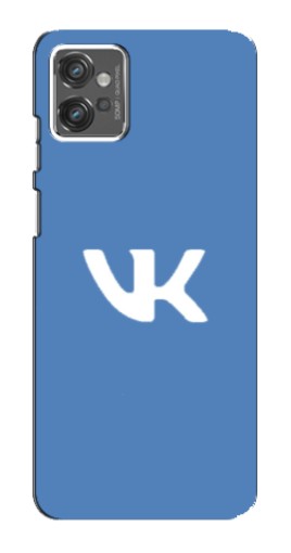 Чехол с картинкой "Лого ВК" для Motorola MOTO G23