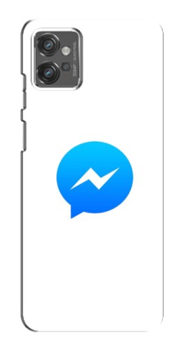 Чехол с картинкой "messenger logo" для Motorola MOTO G23