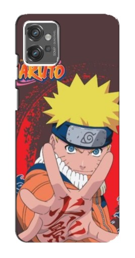 Силиконовый чехол с изображением "Naruto атакует" для Motorola MOTO G23