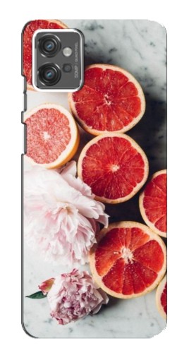 Чехол с картинкой "Половинки грейпфрутов" для Motorola MOTO G23
