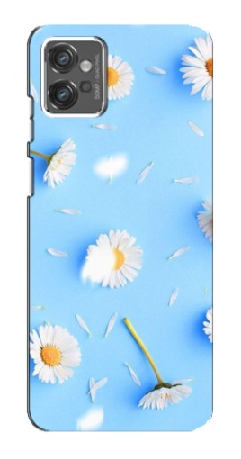 Чехол с печатью "Ромашковый фон" для Motorola MOTO G23
