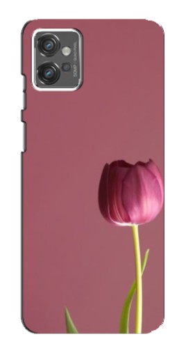 Чехол с картинкой "Розовый тюльпан" для Motorola MOTO G23