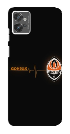 Силиконовый чехол с изображением "Шахтер в сердце" для Motorola MOTO G23