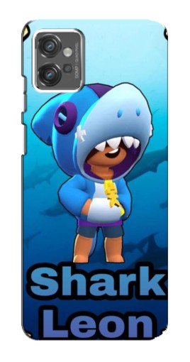 Чехол с печатью "Shark Leon" для Motorola MOTO G23