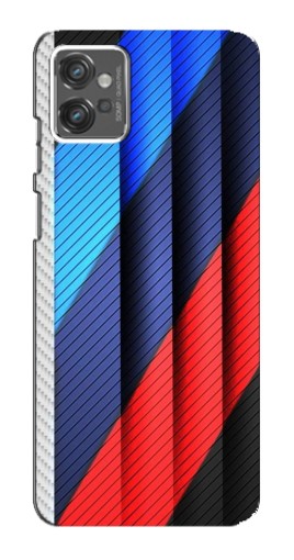 Чехол с картинкой "Цвета лого БМВ" для Motorola MOTO G23