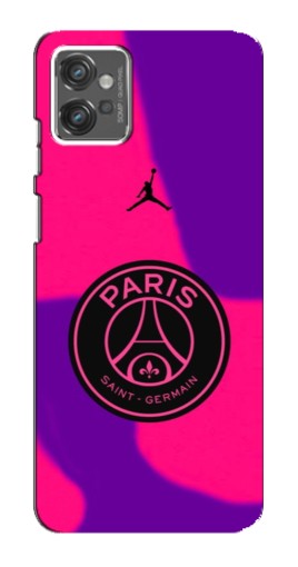 Чехол с печатью "Яркий лого PSG" для Motorola MOTO G23