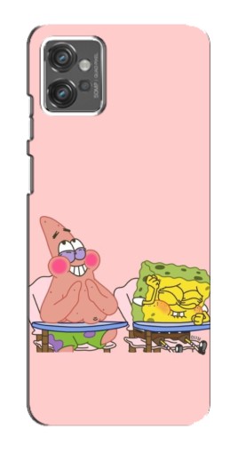 Чехол с картинкой "За партой" для Motorola MOTO G23