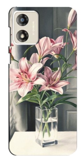 Чехол с картинкой "Букет лилии" для Motorola MOTO G13