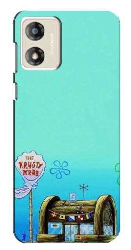 Чехол с картинкой "Krusty Krab" для Motorola MOTO G13
