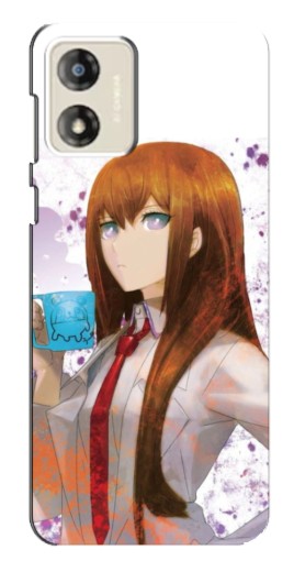 Чехол с картинкой "Курису с чашкой" для Motorola MOTO G13
