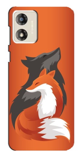 Чехол с печатью "Лиса ART" для Motorola MOTO G13