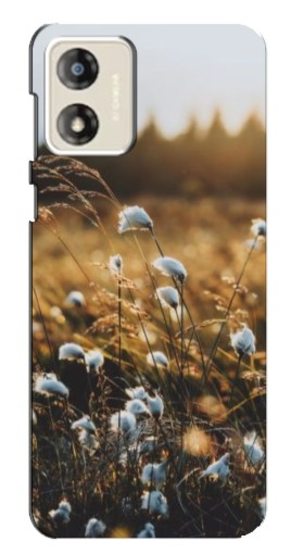 Силиконовый чехол с изображением "Нежные полевые цветы" для Motorola MOTO G13